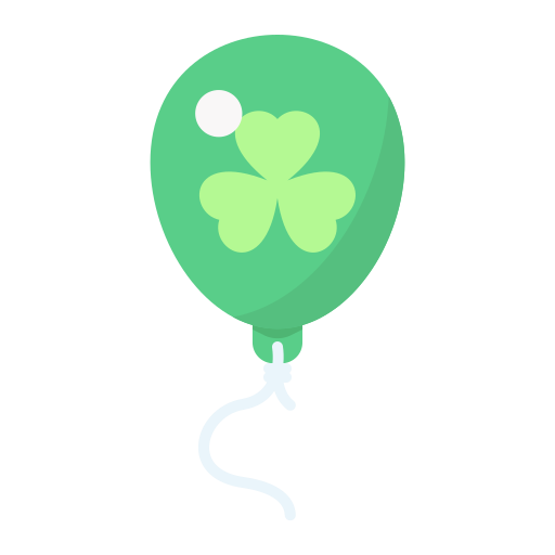 Balloon, clover, day, ireland, irish, patricks, st icon - Free download