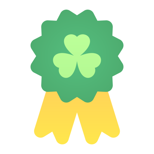 Badge, clover, day, ireland, irish, patricks, st icon - Free download