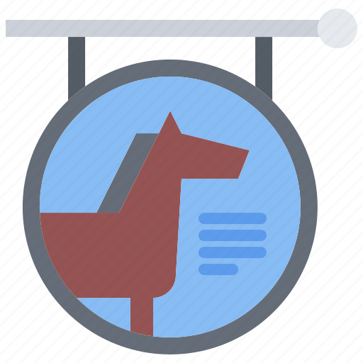 Horse, sign, stable, ranch icon - Download on Iconfinder