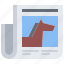 horse, news, newspaper, stable, ranch 
