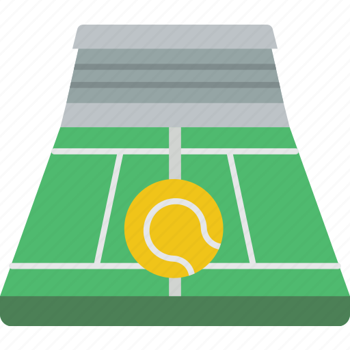 Ball, court, sport, stadium, tennis icon - Download on Iconfinder