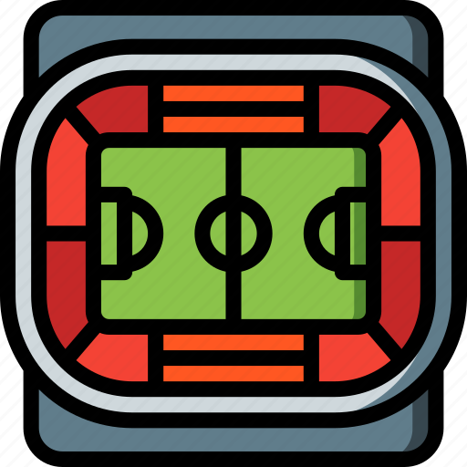 Field, football, pitch, soccer, stadium icon - Download on Iconfinder