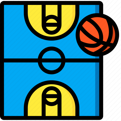 Ball, basketball, court, sport, stadium icon - Download on Iconfinder