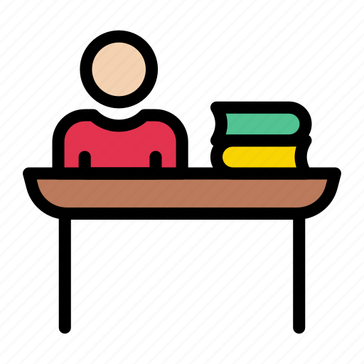 Book, desk, office, table, working icon - Download on Iconfinder