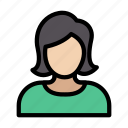 avatar, employee, female, girl, user