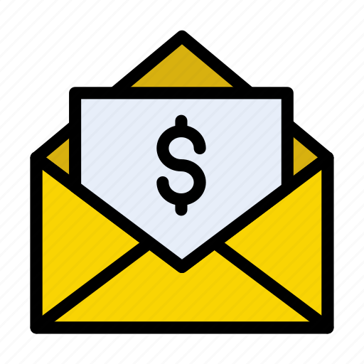 Envelope, invoice, mail, message, pay icon - Download on Iconfinder