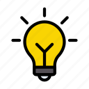 bulb, creative, idea, lamp, light