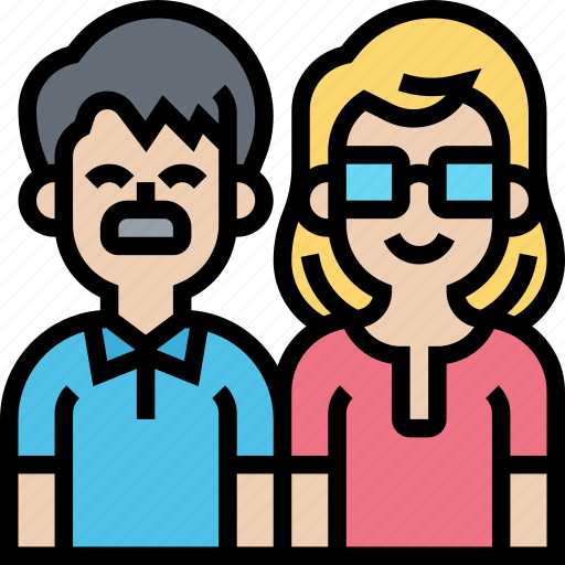 Middle, age, couple, parents, maturity icon - Download on Iconfinder