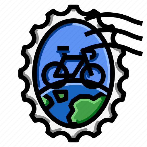 Bicycle, grunge, oval, stamp, world icon - Download on Iconfinder