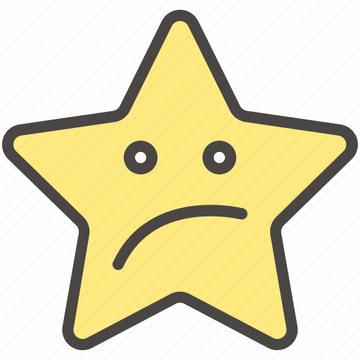 Boring, confused, emoji, emotion, star, unamused icon - Download on Iconfinder