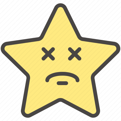 Confounded, dazed, dizzy, emoji, emotion, star icon - Download on Iconfinder