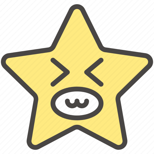 Emoji, emotion, face, funny, happy, smile, star icon - Download on Iconfinder