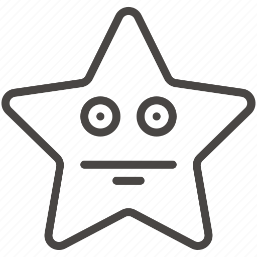 Emoji, emotion, face, frowning, shock, star icon - Download on Iconfinder