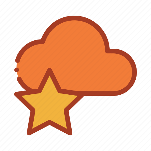 Cloud, computing, star, forecast icon - Download on Iconfinder