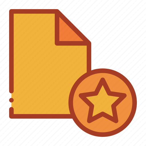 Document, file, paper, star, type icon - Download on Iconfinder