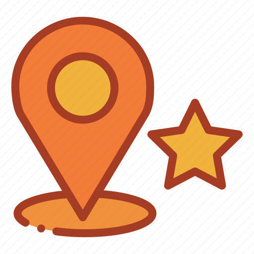 Gps, location, map, star, pin icon - Download on Iconfinder