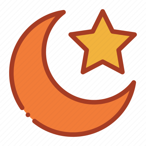 Crescent, moon, star, forecast, night icon - Download on Iconfinder