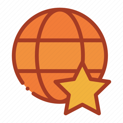 Globe, network, online, star icon - Download on Iconfinder