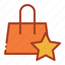bag, shopping, star, store, ecommerce