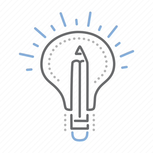 Branding, idea, bulb, creativity, lightbulb, pencil icon - Download on Iconfinder