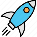startup rocket, rocket, startup, space, spaceship, fly, launch