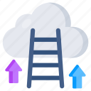 cloud career, cloud ladder, cloud stairs, cloud advancement, cloud path, cloud success