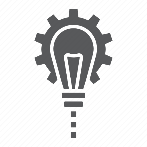 Business, cogwheel, customize, development, lamp, lightbulb, product icon - Download on Iconfinder