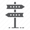arrow, business, direction, navigation, road, signpost, way
