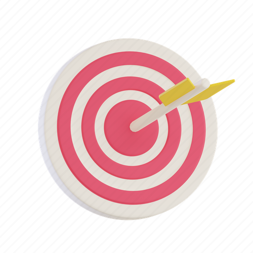 Target, goal, success, marketing, business, focus, startup 3D illustration - Download on Iconfinder
