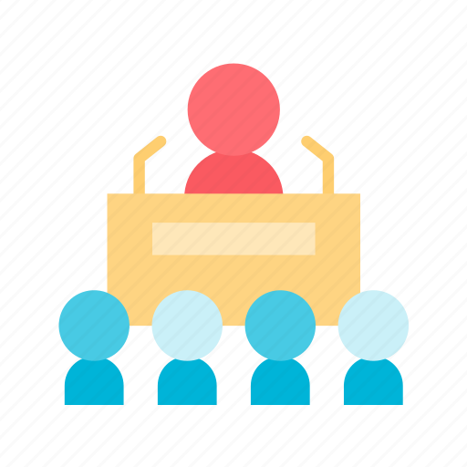 - conference, meeting, presentation, business, communication, people, businessman icon - Download on Iconfinder