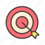 - on target, goal, sport, accurate, arrow, aim, target, success 