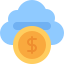 money, cost, cloud, computing, currency, coin 