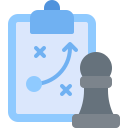 plan, strategy, clipboard, chess, business