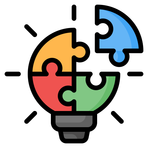 Solution, problem solving, puzzle, bulb, light bulb, idea, creativity icon - Download on Iconfinder