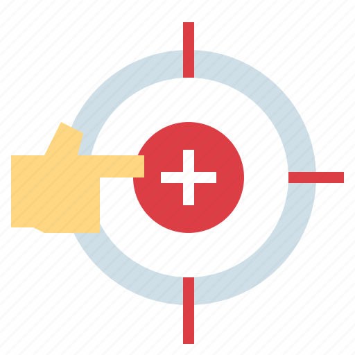 Archery, business, finger, objective, target icon - Download on Iconfinder