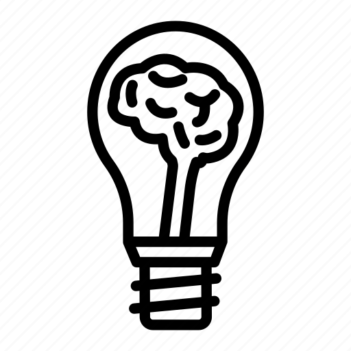 Brain, bulb, creativity, idea, lightbulb, mind, thinking icon - Download on Iconfinder