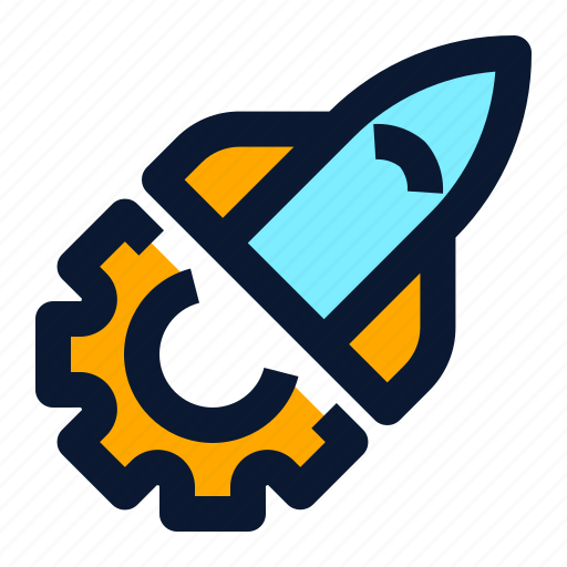 Startup, business, development, settings, rocket icon - Download on Iconfinder