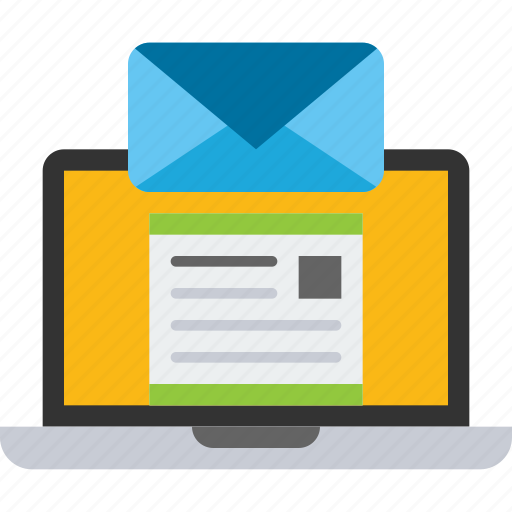 Email, envelope, laptop, mail, marketing, message, seo icon - Download on Iconfinder