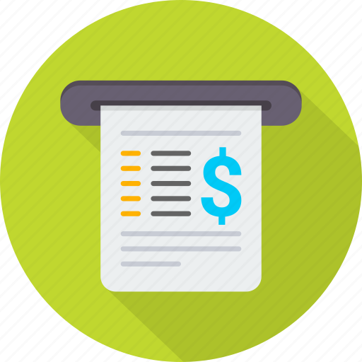 Bill, billing, cheque, document, invoice, payment, receipt icon - Download on Iconfinder