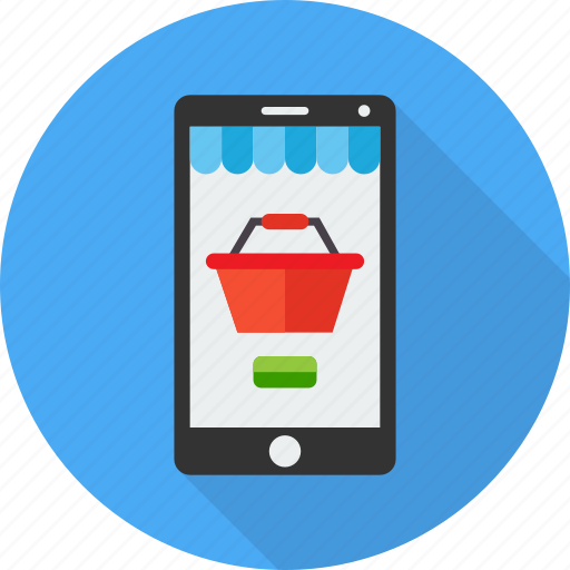 Basket, market, mobile, online, shop, smartphone, store icon - Download on Iconfinder