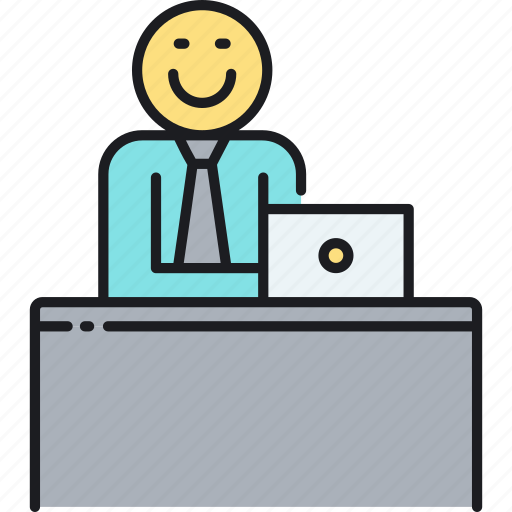 Employee, receptionist, staff, worker icon - Download on Iconfinder