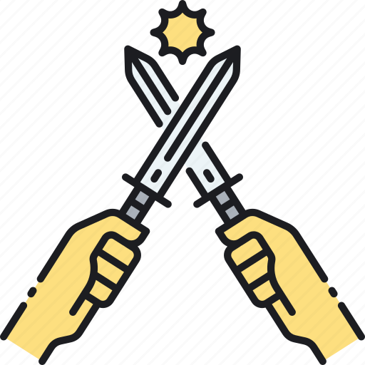 Fight, sword fight, swordfight, swordfighting, swords icon - Download on Iconfinder