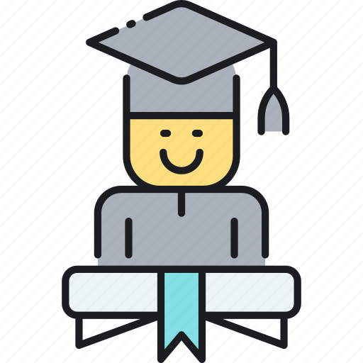Degree, fresh grad, fresh graduate, graduate, graduation, mortarboard, student icon - Download on Iconfinder