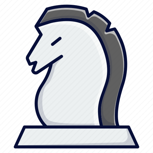 Chess, knight, strategy, tactical icon - Download on Iconfinder