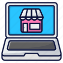laptop, online shop, online store, shop