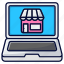 laptop, online shop, online store, shop 