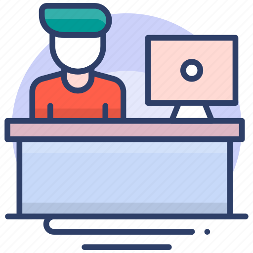 Boss back, business, employee, process icon - Download on Iconfinder