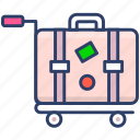 airport, briefcase, business, suitcase, voyage