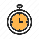clock, essential, time, timer, watch, yellow 