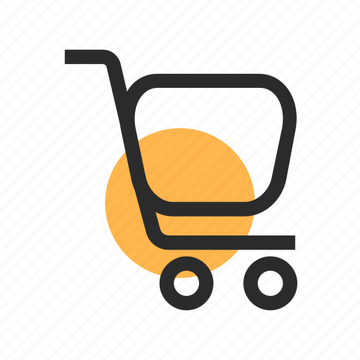Cart, essential, shopping, store, yellow icon - Download on Iconfinder